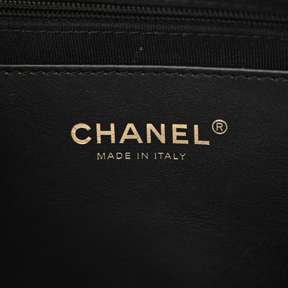 Chanel Shiny Lambskin Quilted Trendy Pockets Hobo Black 6 of 12