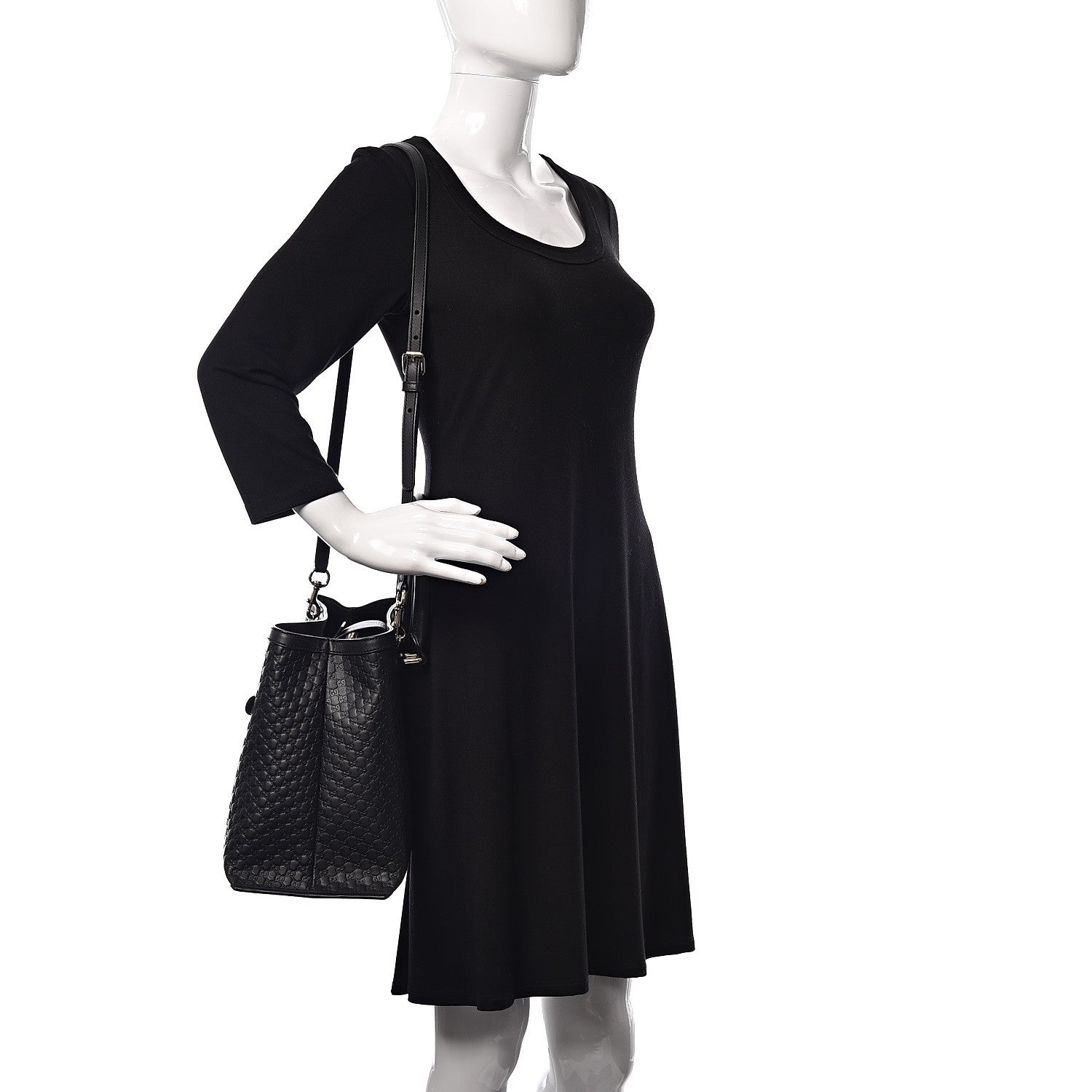 Gucci Soft Microguccissima Medium Tote Black 2 of 9
