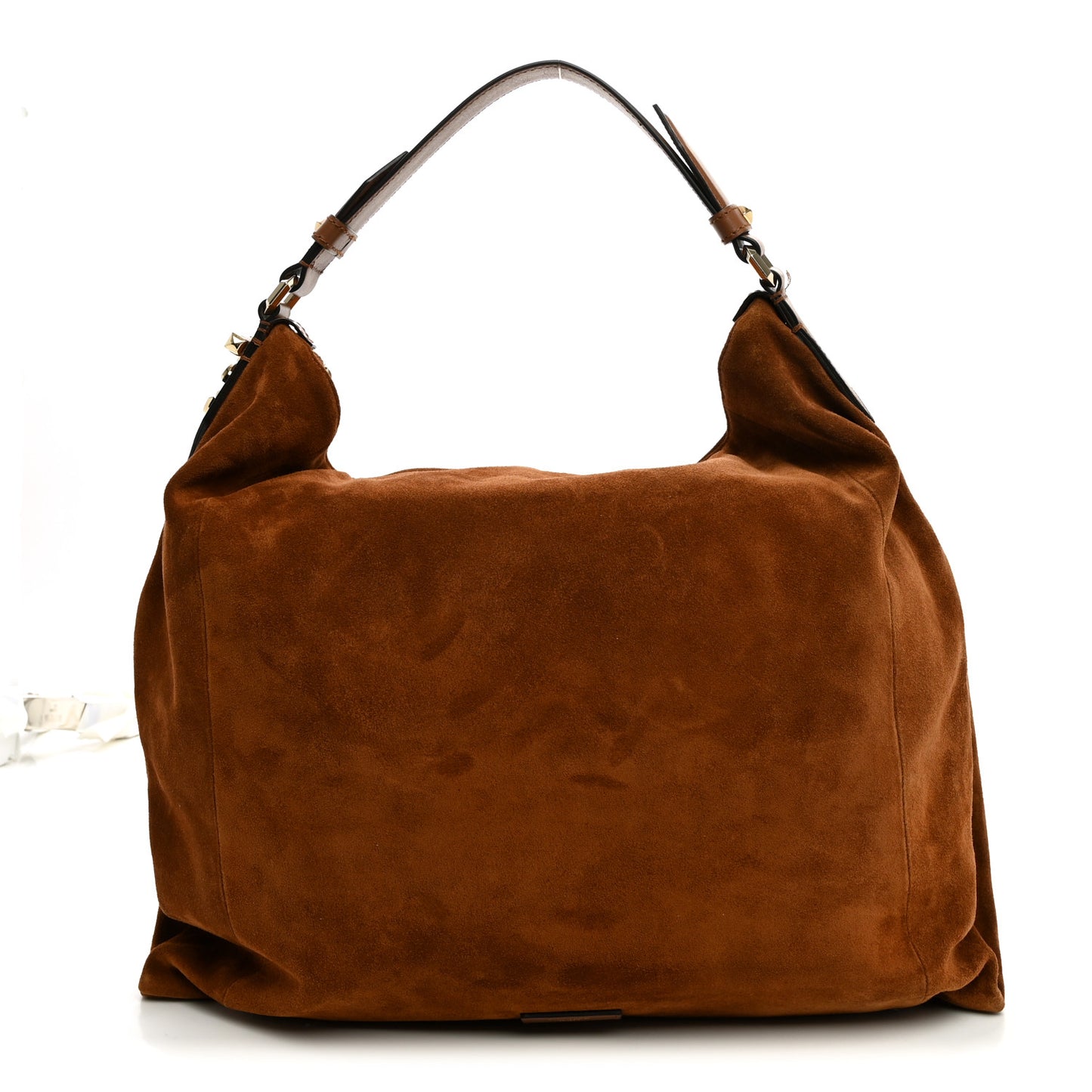 Suede Ana Hobo Bag Tan
