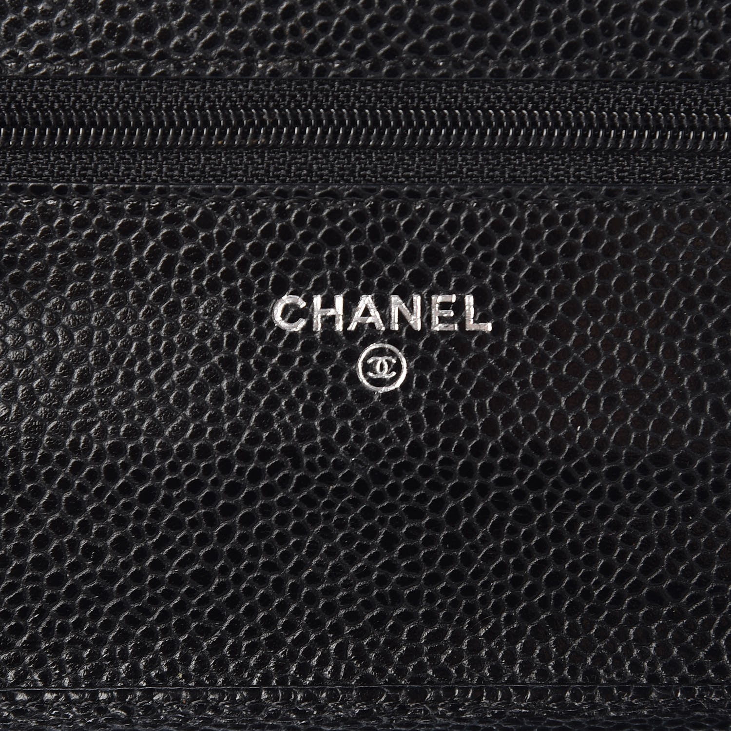 Chanel Caviar Quilted Wallet On Chain WOC Black 6 of 9