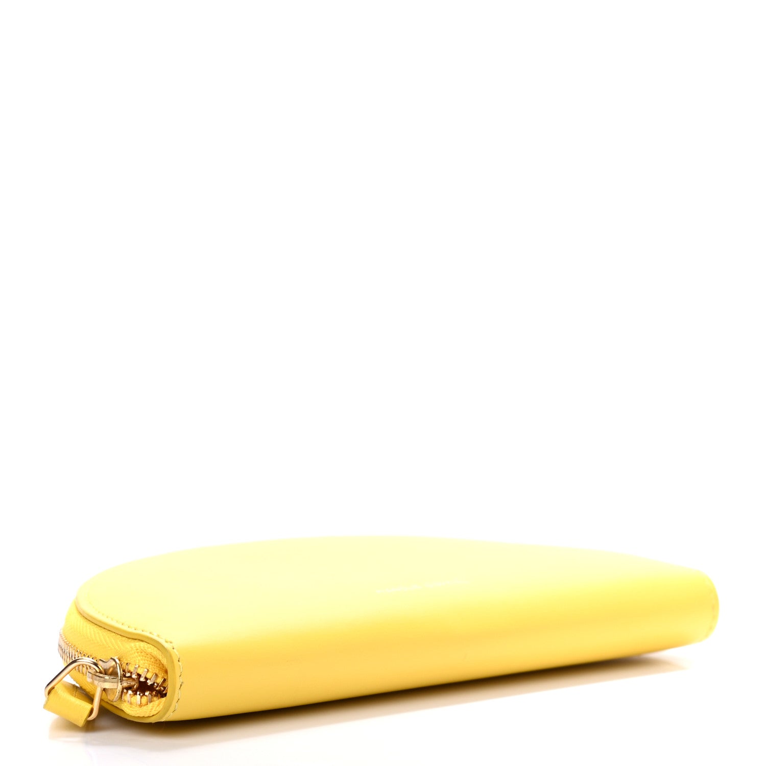 Mansur Gavriel Calfskin Half Moon Clutch Yellow 4 of 6