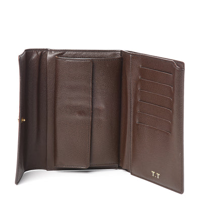 Louis Vuitton Damier Ebene Porte Tresor Etui Papier Wallet 5 of 9