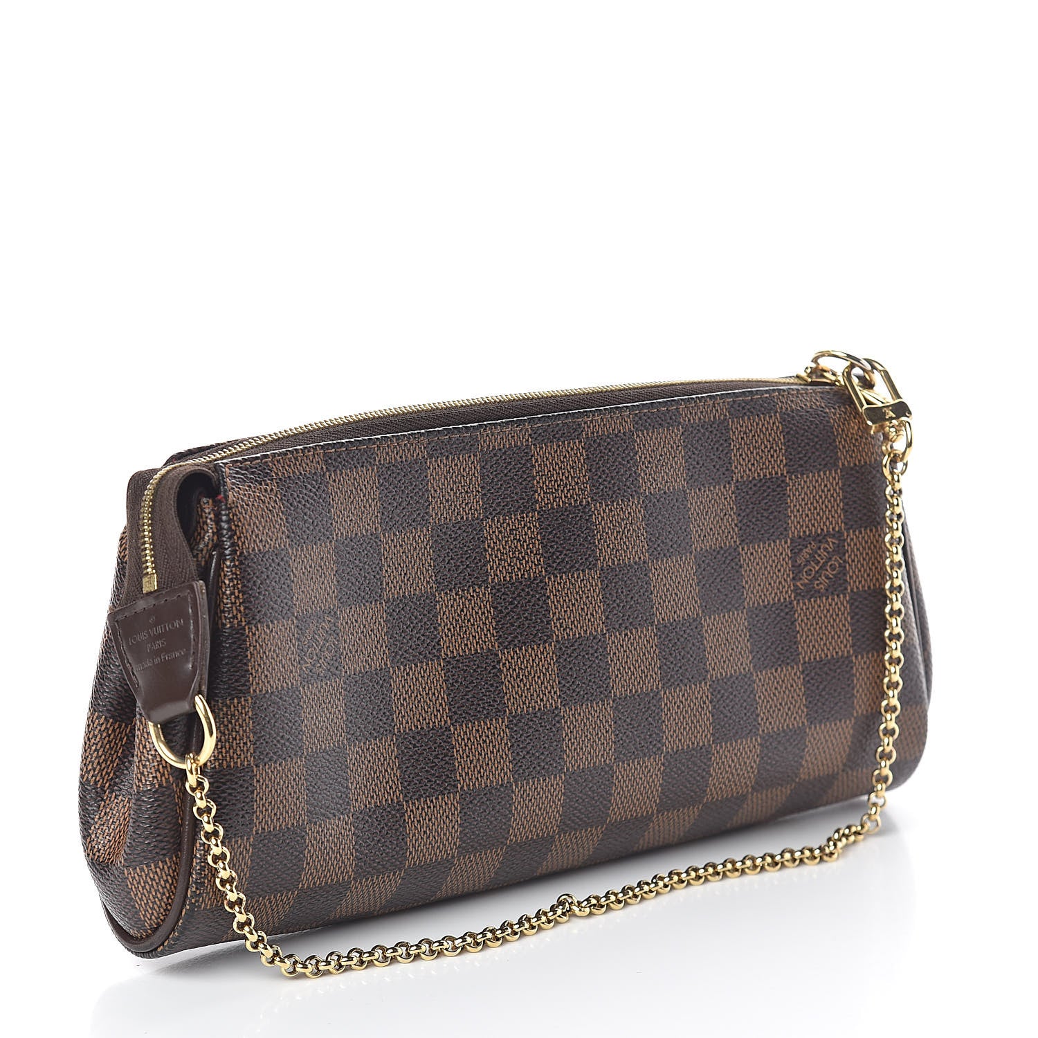 Louis Vuitton Damier Ebene Eva Clutch 3 of 9