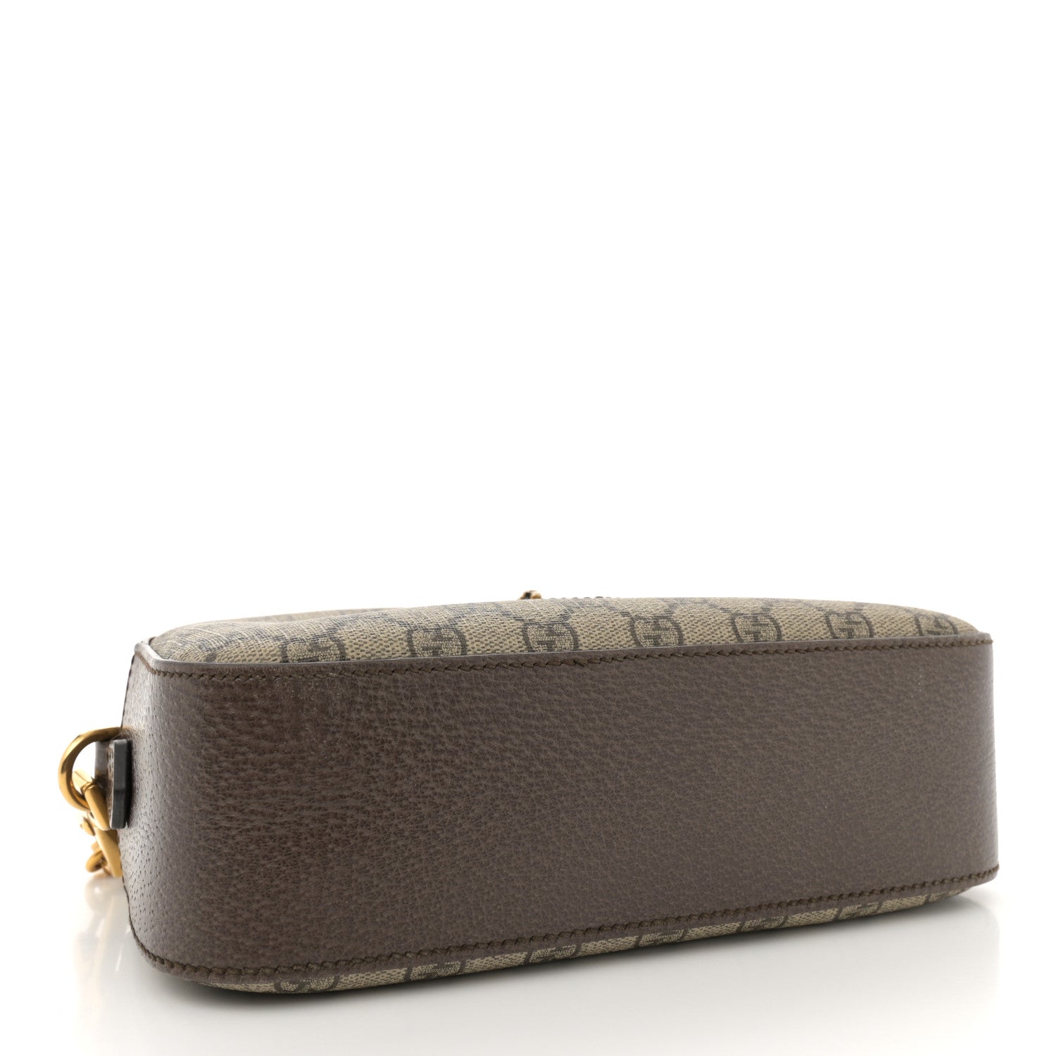 Gucci GG Supreme Monogram Web Neo Vintage Shoulder Bag Beige New Acero Crop 4 of 15