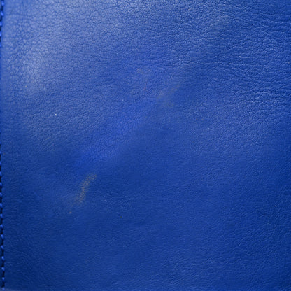 Saint Laurent Sheepskin Small Cabas ChYc Royal Blue 9 of 12