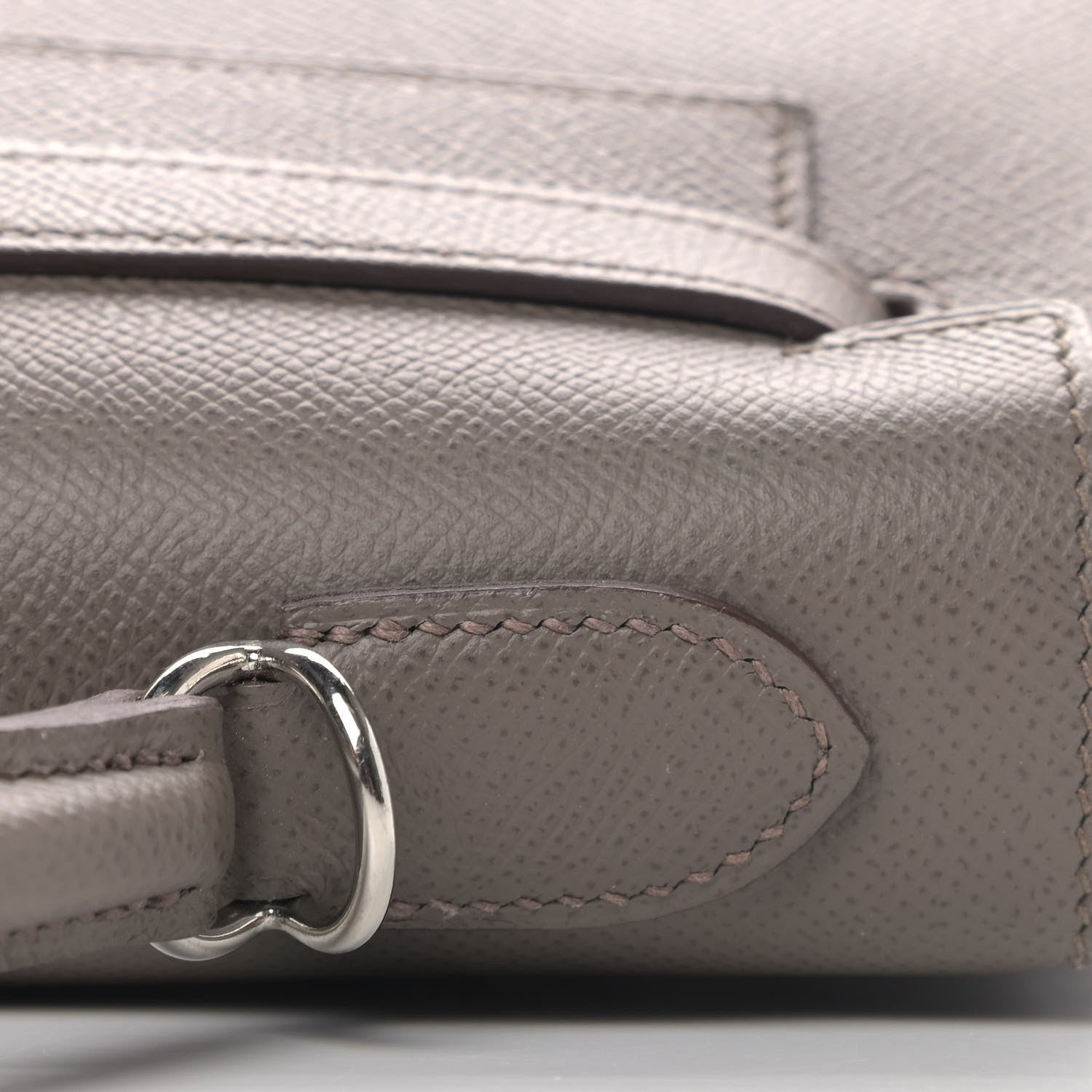 Hermes Epsom Kelly Sellier 32 Etain 9 of 41