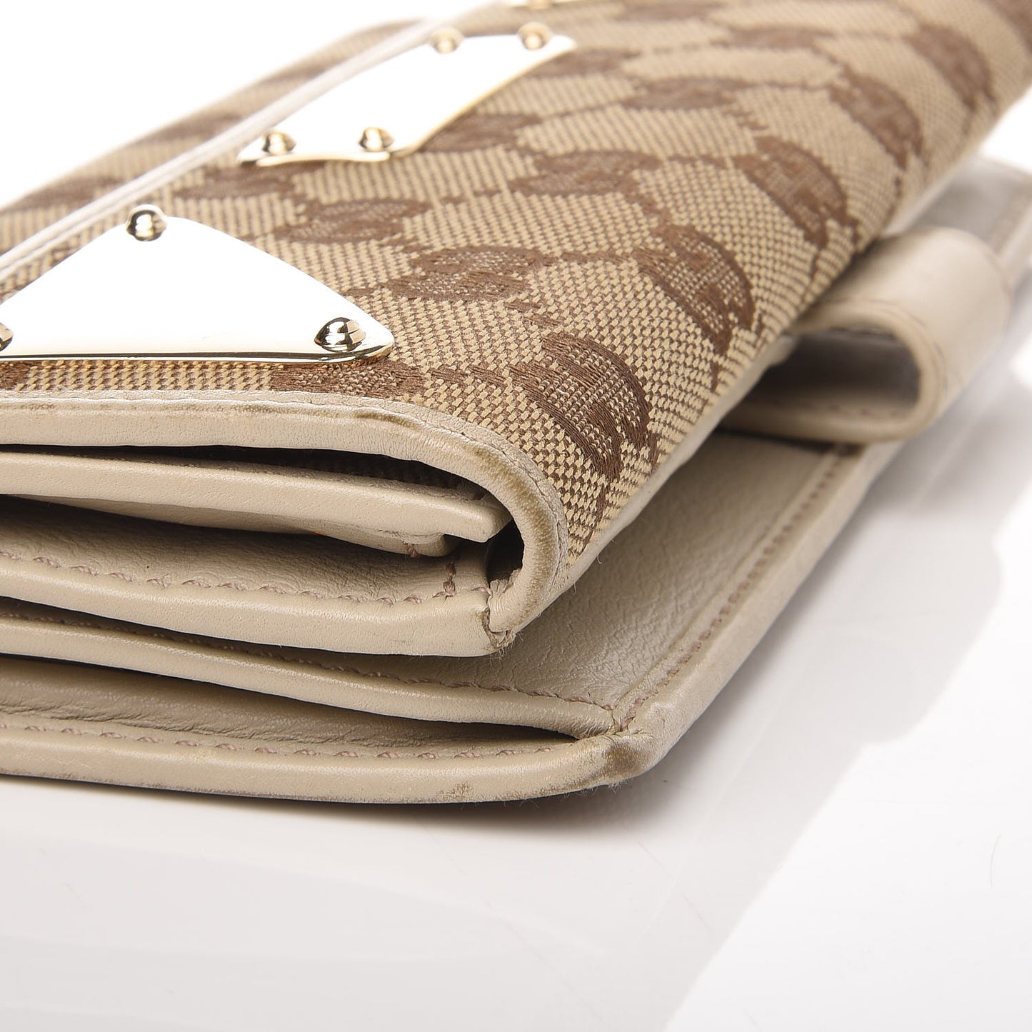 Monogram Indy Continental Wallet Off White