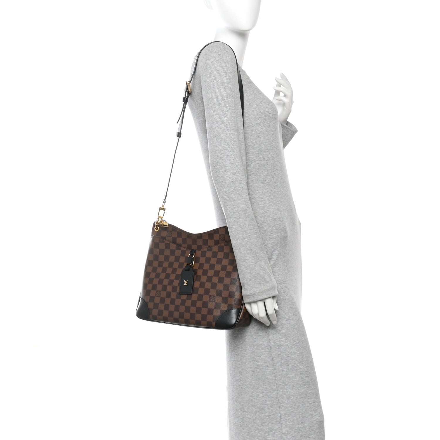 Louis Vuitton Damier Ebene Odeon MM Black 1874391 – FASHIONPHILE