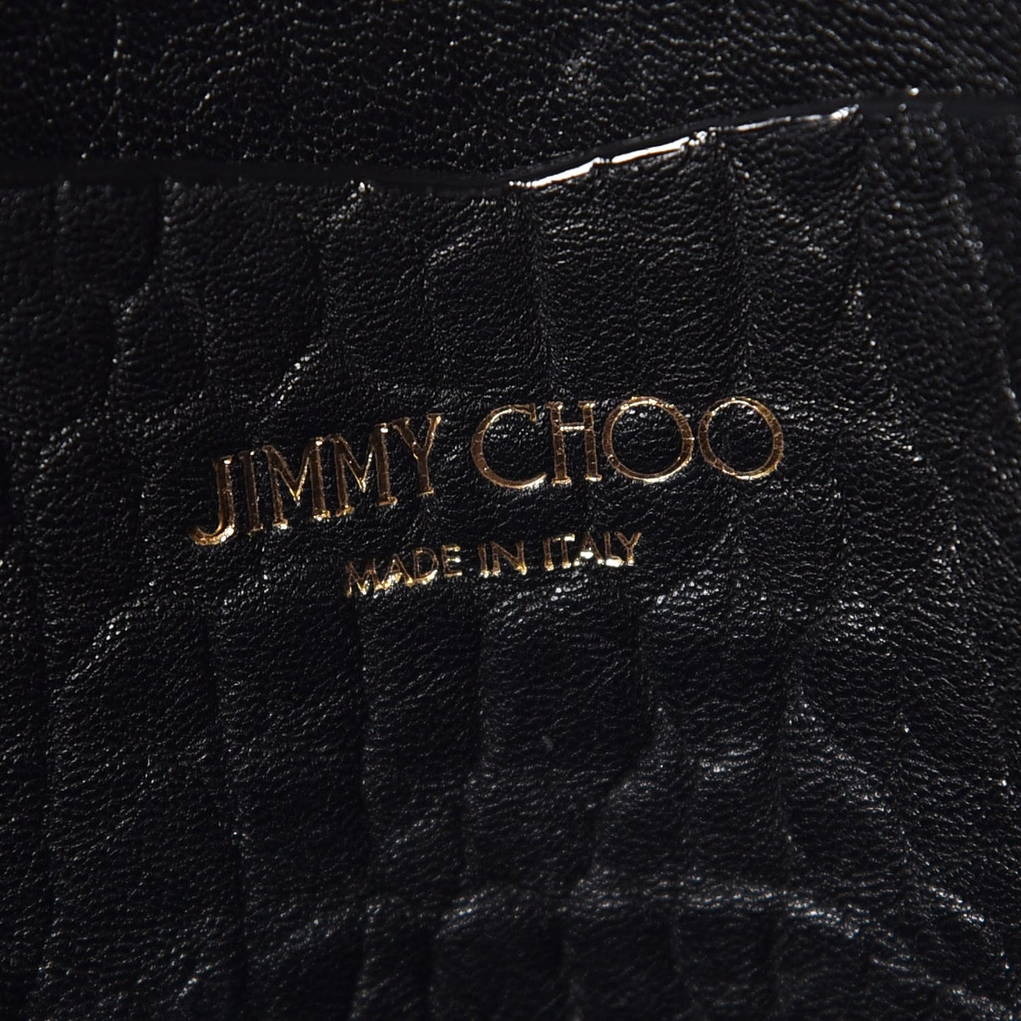 Grained Calfskin Studded Lockett Shopper Tote Black