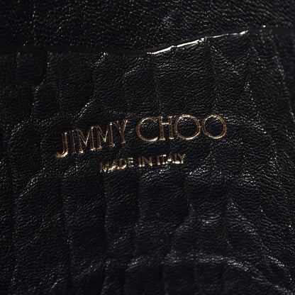 Jimmy Choo Grained Calfskin Studded Lockett Shopper Tote Black 8 of 8