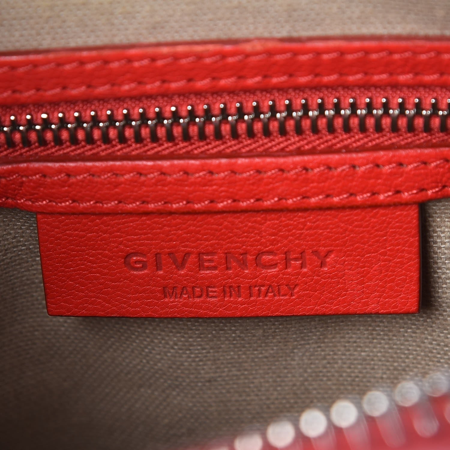 Givenchy Sugar Goatskin Mini Antigona Medium Red 6 of 8