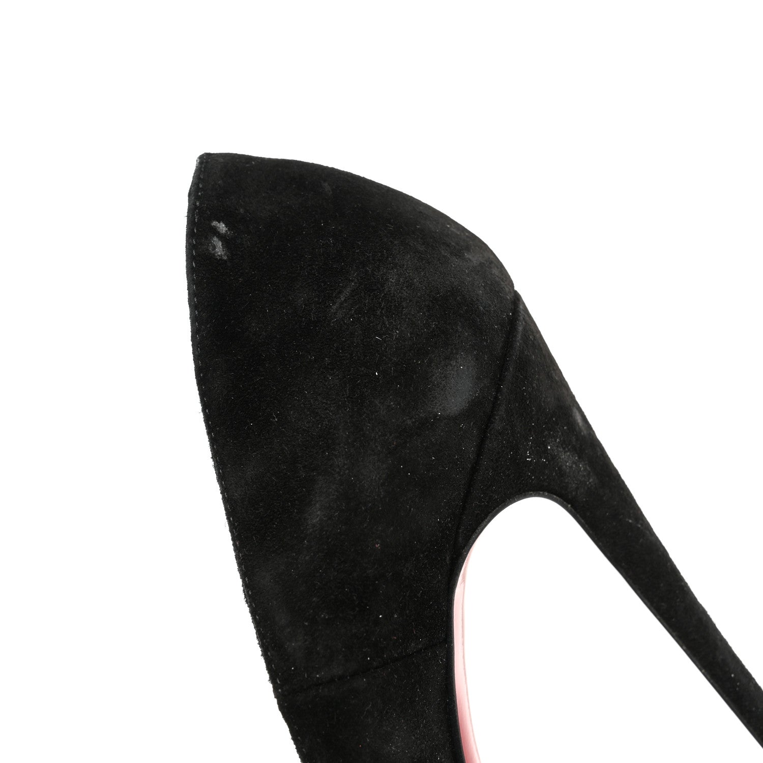 Christian Louboutin Veau Velours Hottie Walkie 120 Pumps 38 Black 9 of 11