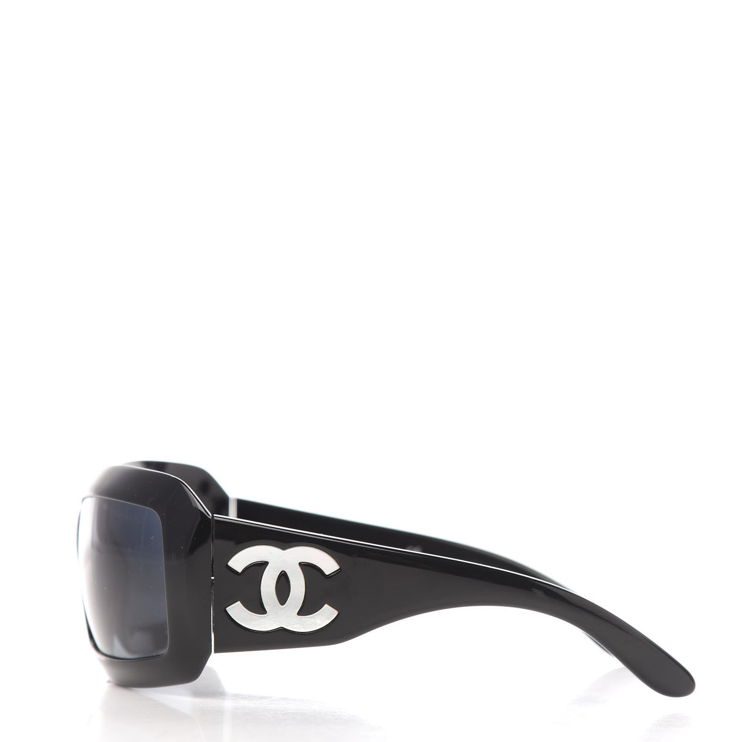 Chanel Mother of Pearl CC Sunglasses 5076-H Black 3 of 7