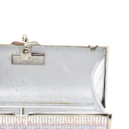 Judith Leiber Swarovski Crystal Minaudière Clutch Pink 9 of 12