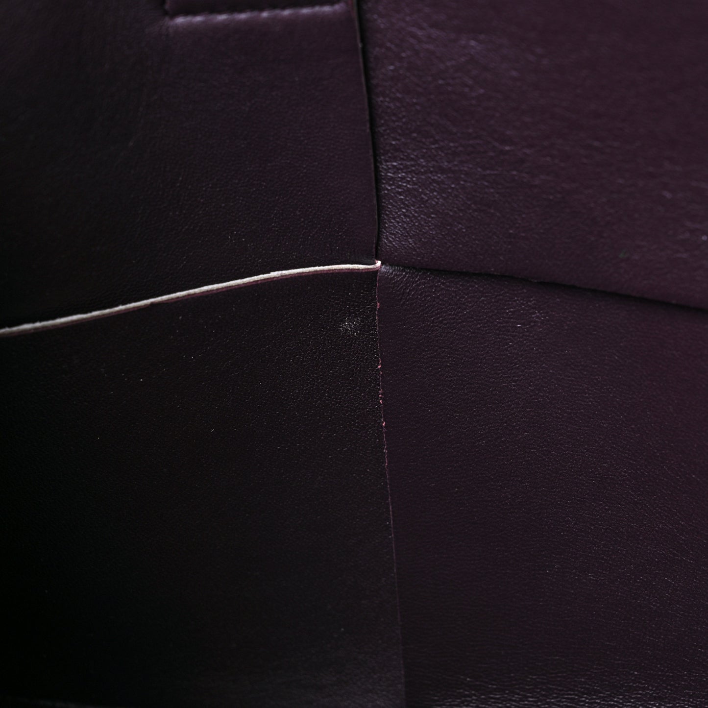 Nappa Maxi Intrecciato Small Arco Tote Mirth Washed Grape