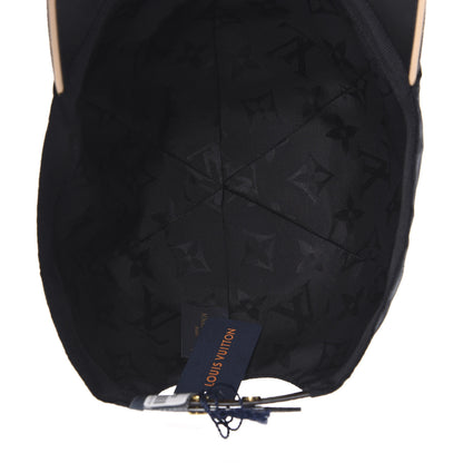 Louis Vuitton Polyester Silk Monogram LV Get Ready Cap L Black 4 of 6