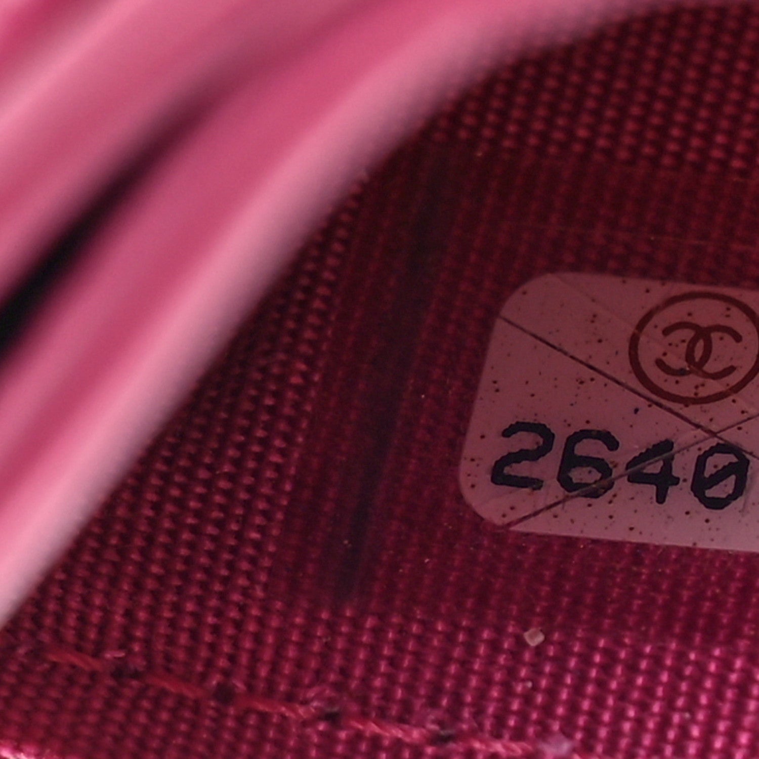 Chanel Caviar Quilted Card Holder Pink 7 of 10