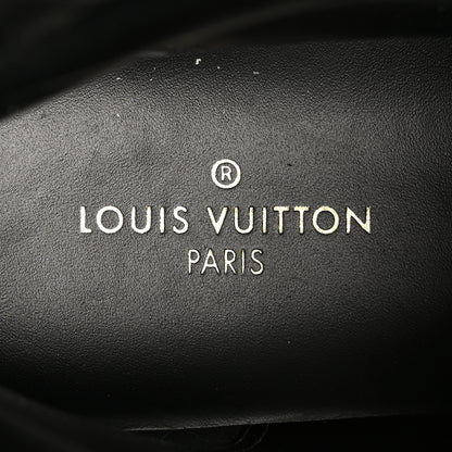 Louis Vuitton Patent Calfskin Spaceship Laureate Platform Desert Boots 37.5 Silver 8 of 10