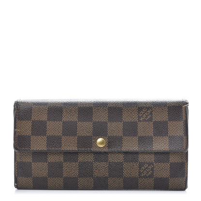 Louis Vuitton Damier Ebene Sarah Wallet 1 of 18