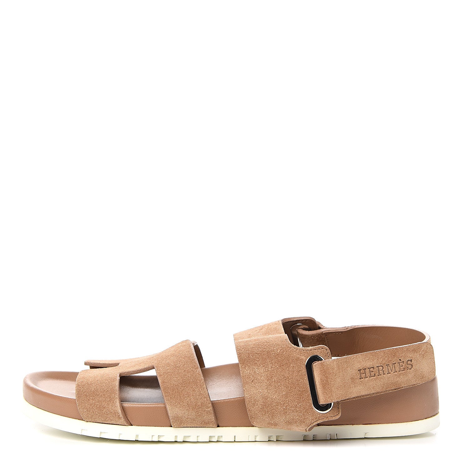 Hermes Suede Womens Takara Sandals 37 1 of 9