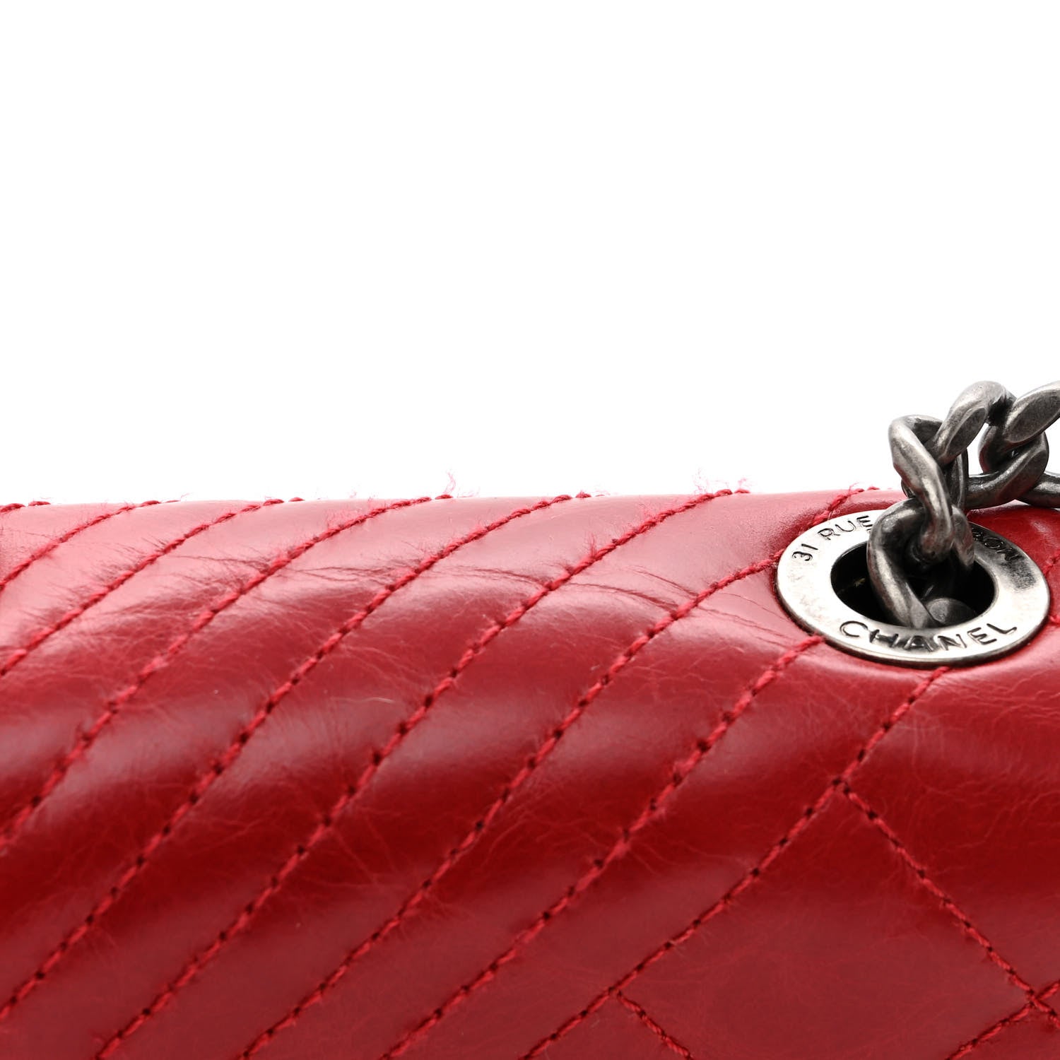 Chanel Glazed Calfskin Quilted Small Coco Boy Flap Red 11 of 11