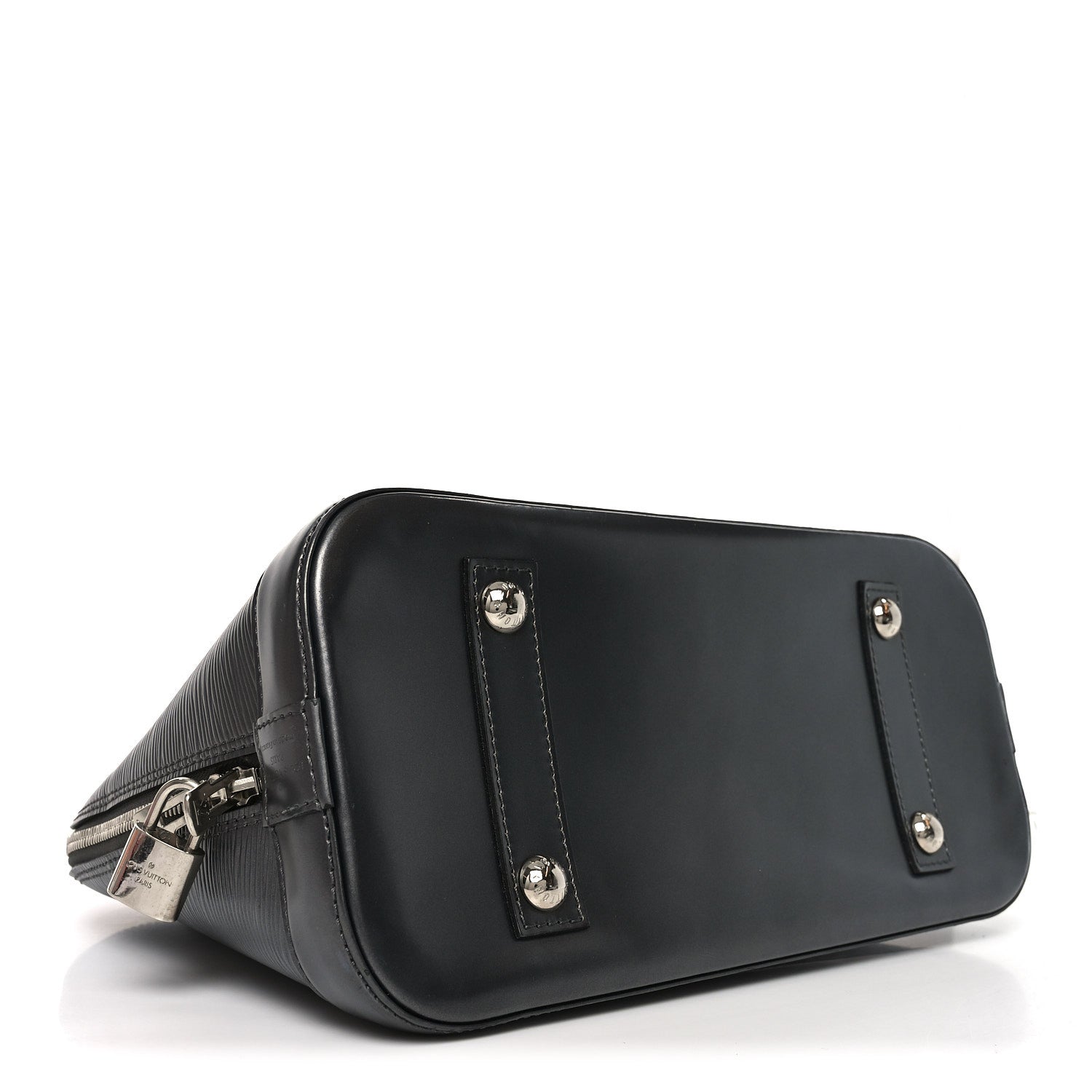 Louis Vuitton Metallic Epi Alma PM Black Silver 3 of 8