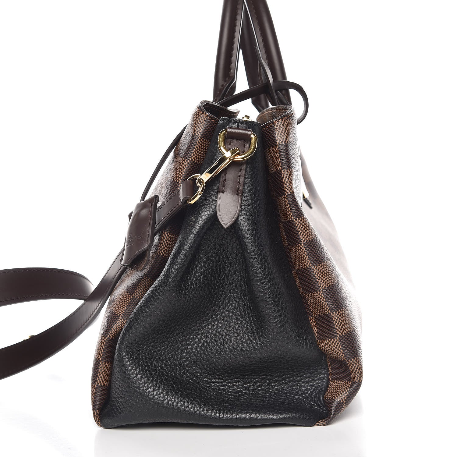 Louis Vuitton Cuir Taurillon Damier Ebene Normandy Black 9 of 9