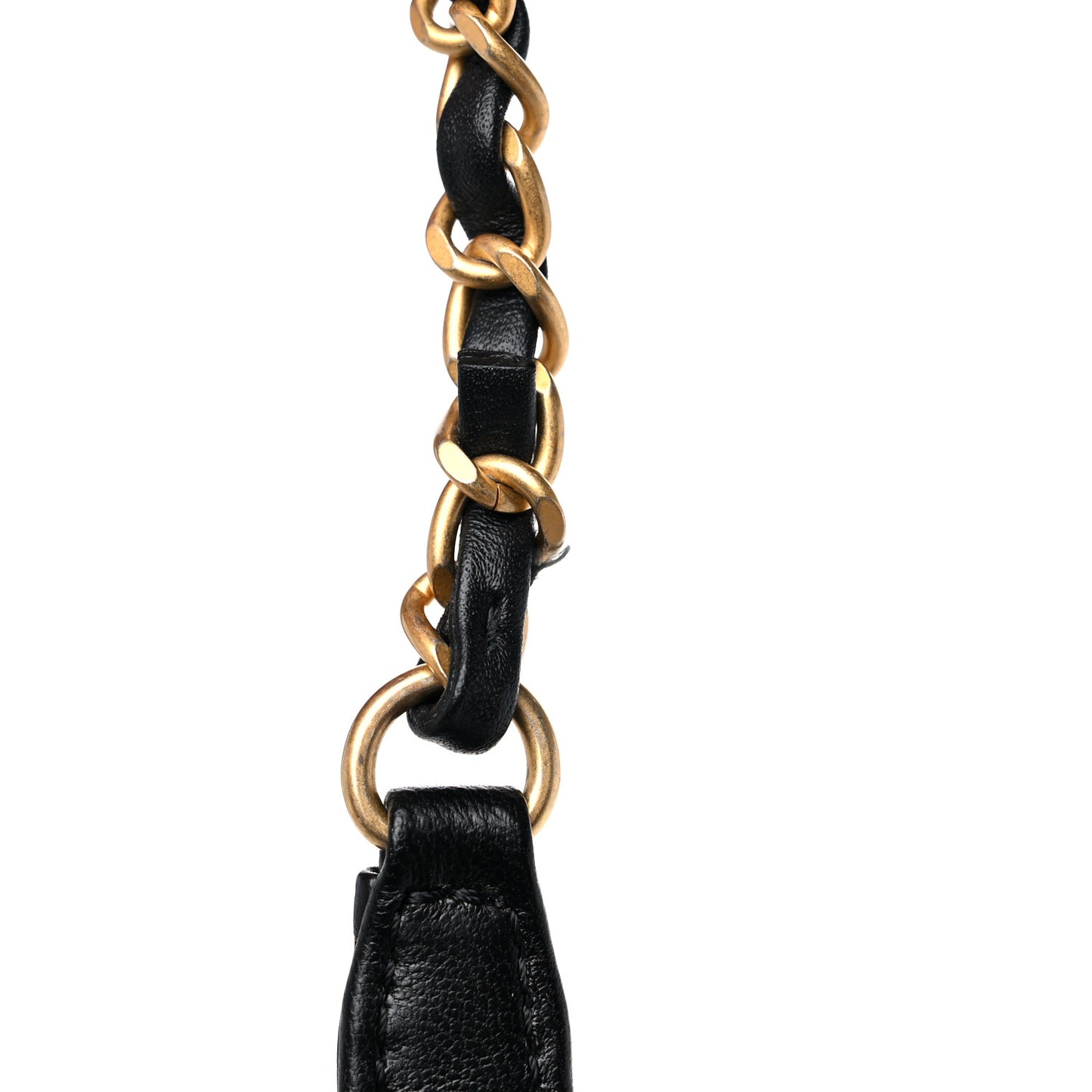 Lambskin Enamel Strass Quilted Mini Paris Monaco Flap Black
