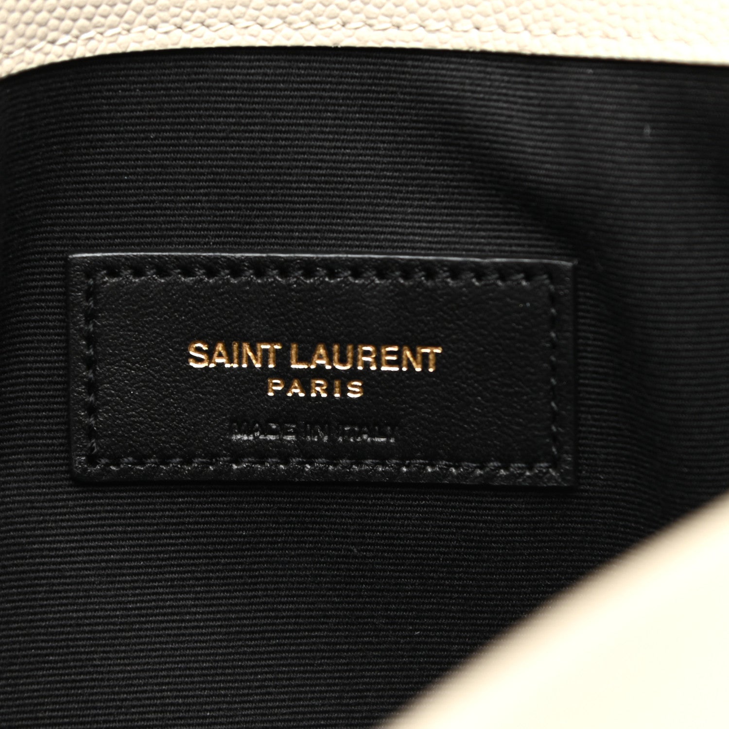 Saint Laurent Grain De Poudre Uptown Pouch Crema Soft 7 of 7