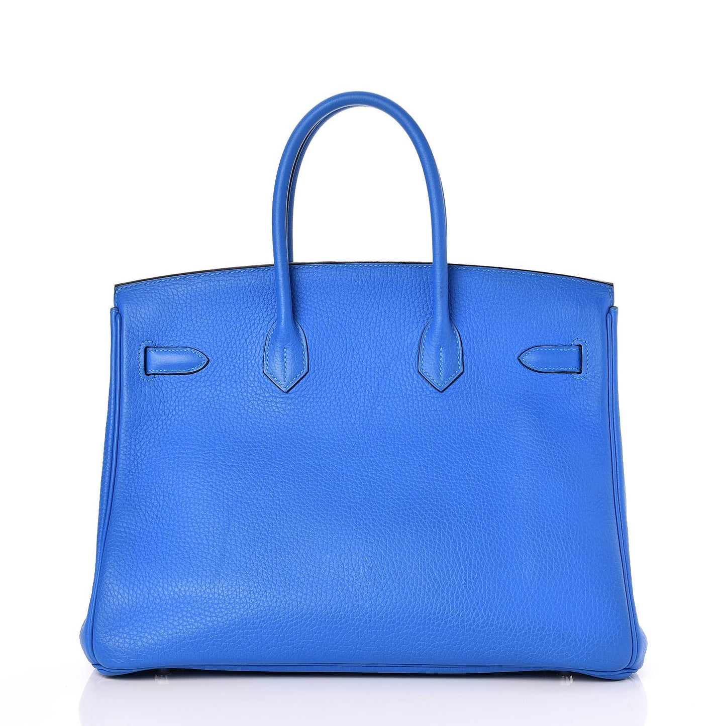 Taurillon Clemence Birkin 35 Bleu Hydra