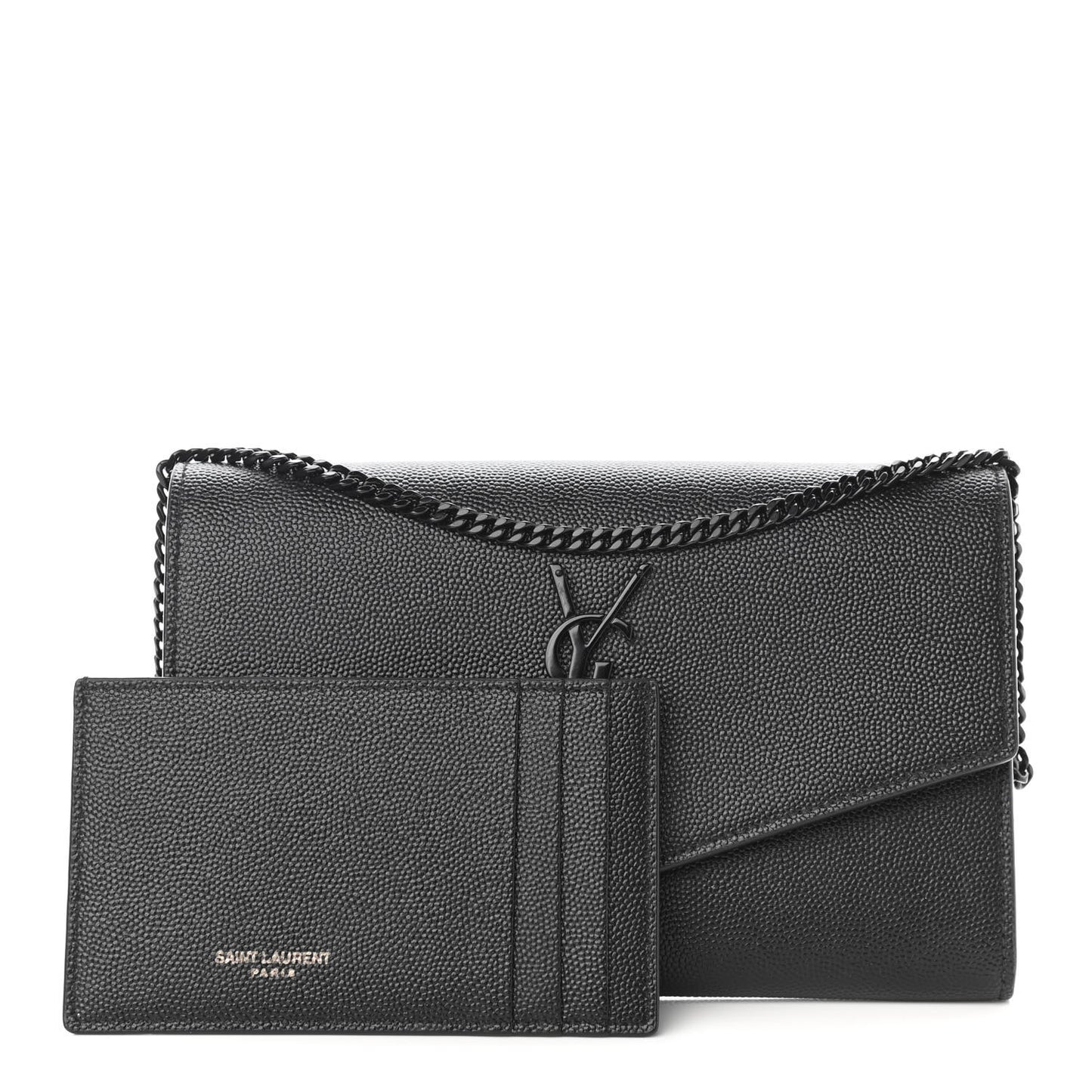 Grain De Poudre Uptown Chain Wallet Black