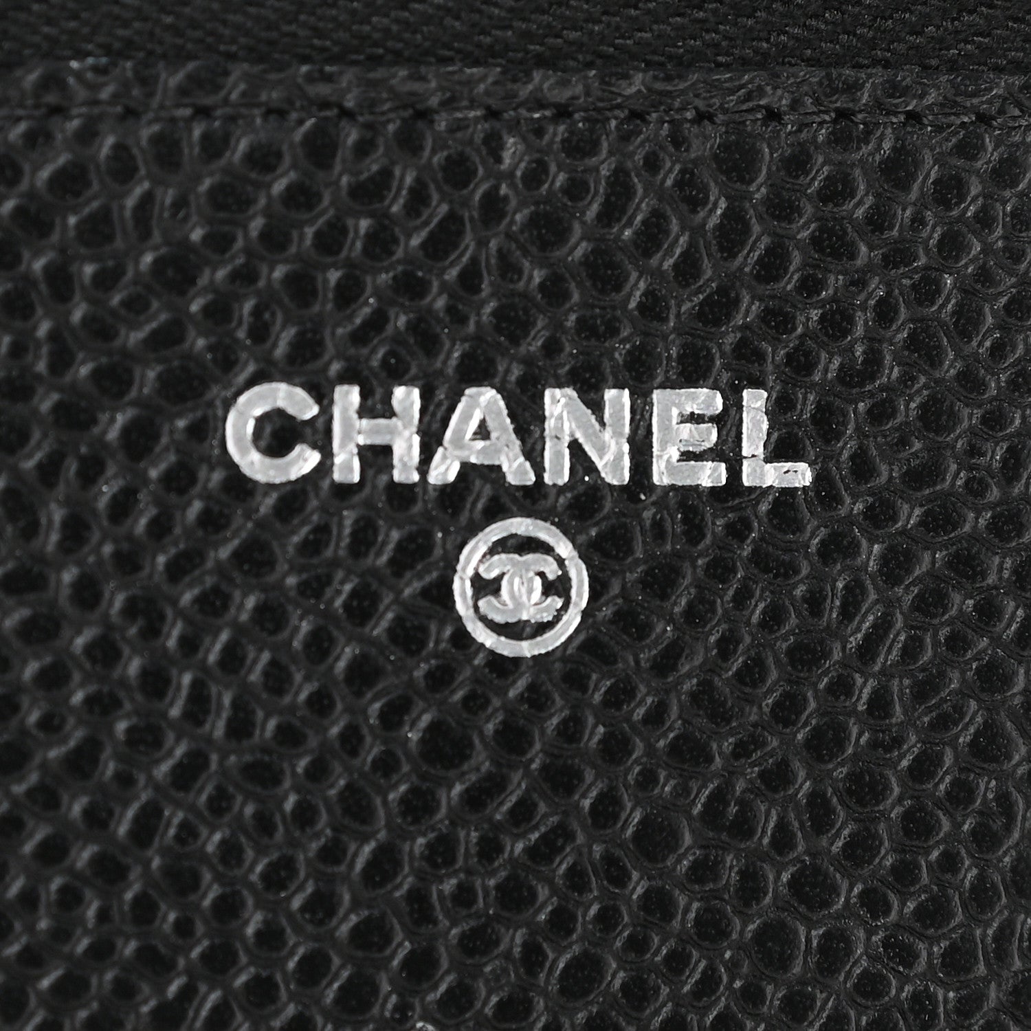Chanel Caviar Quilted Wallet On Chain WOC Black 6 of 11