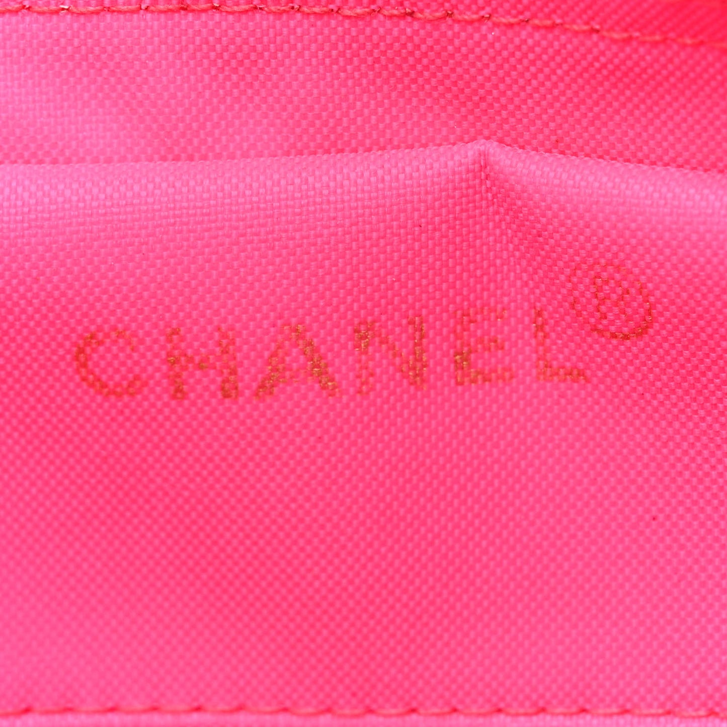 Canvas Quilted Shoulder Bag Pink