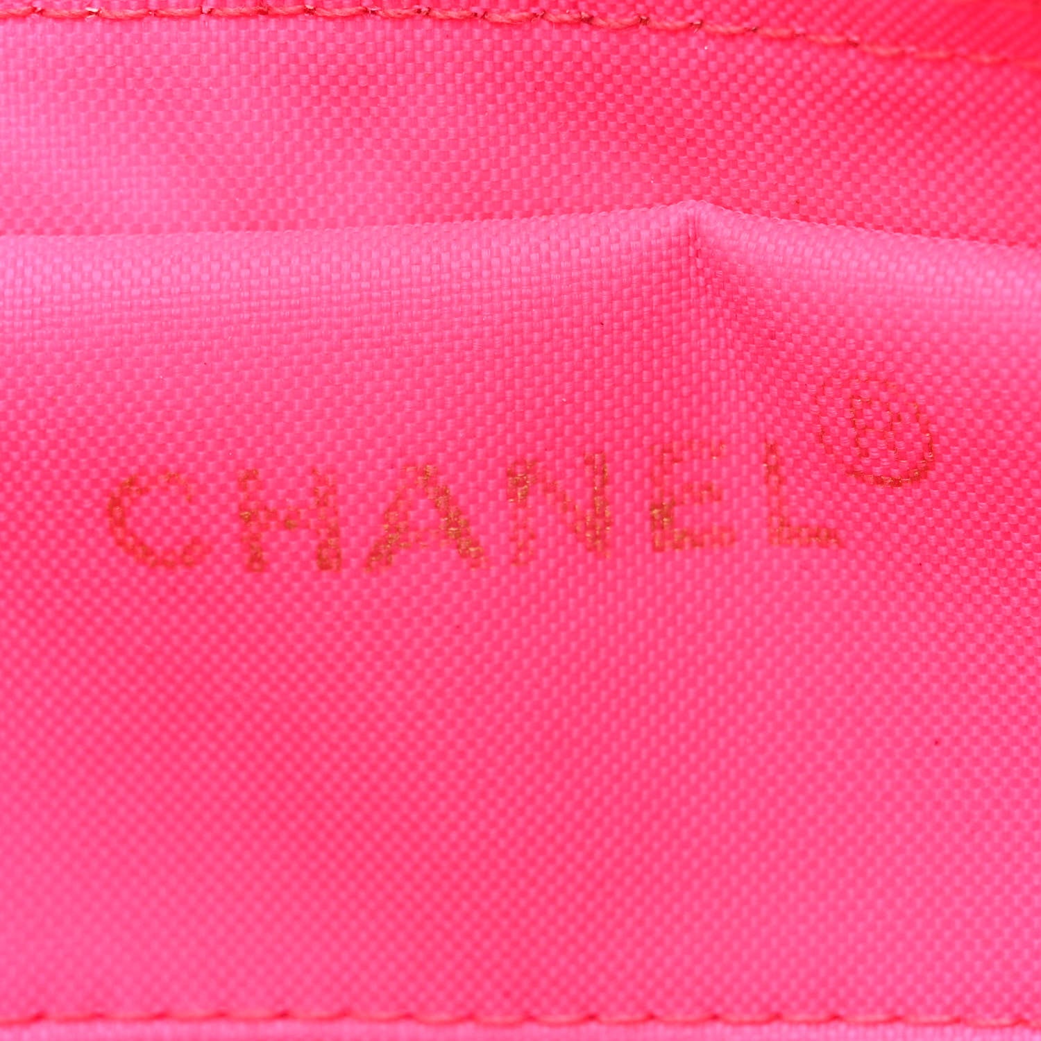 Chanel Canvas Quilted Shoulder Bag Pink 6 of 13