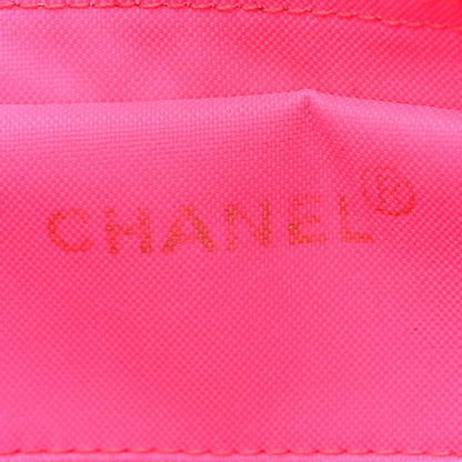 Chanel Canvas Quilted Shoulder Bag Pink 6 of 13