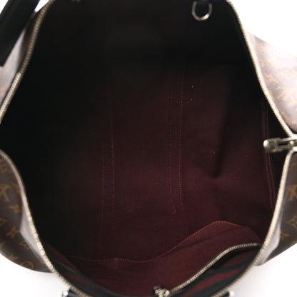 Louis Vuitton Monogram Macassar Keepall Bandouliere 45 5 of 9