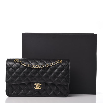 Chanel Caviar Quilted Medium Double Flap Black 11 of 11