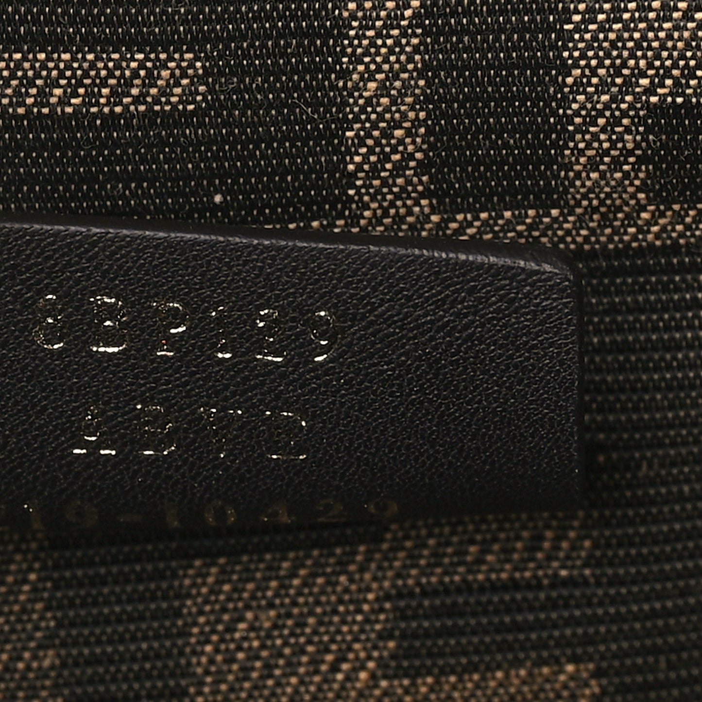 Shiny Nappa Small Fendi First Black