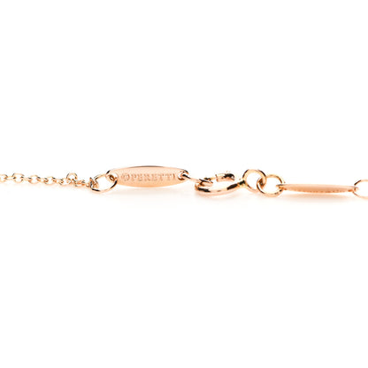 Tiffany 18K Rose Gold Diamond .17ct Elsa Peretti Diamonds by the Yard Pendant Necklace 7 of 7
