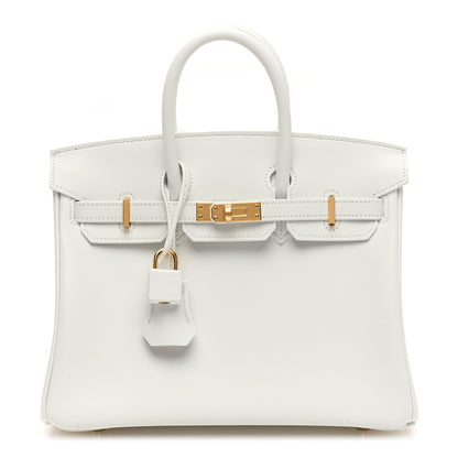 Hermes Swift Birkin 25 New White 1 of 10