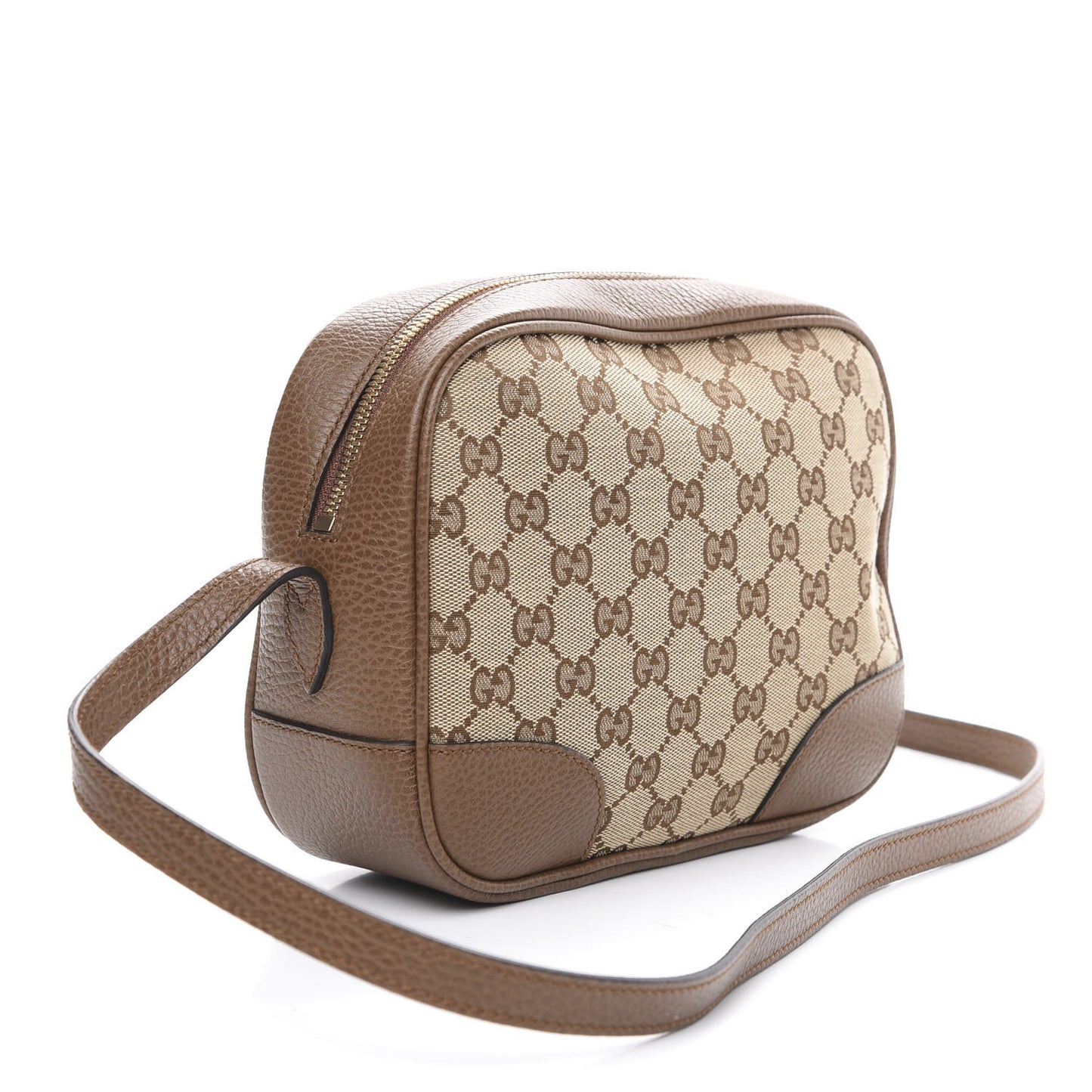 Monogram Mini Bree Messenger Bag Beige Tabacco