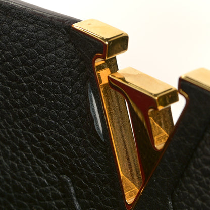 Louis Vuitton Taurillon Capucines PM Black 10 of 11