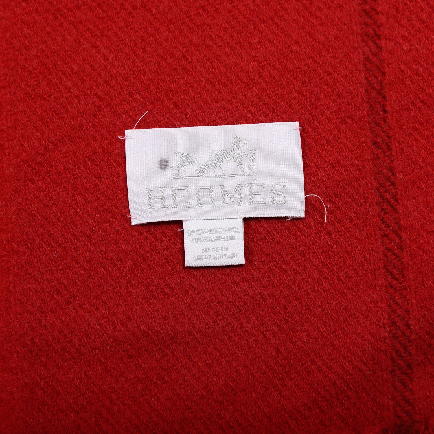 Hermes Wool Cashmere Rocabar Blanket Rouge H 3 of 3