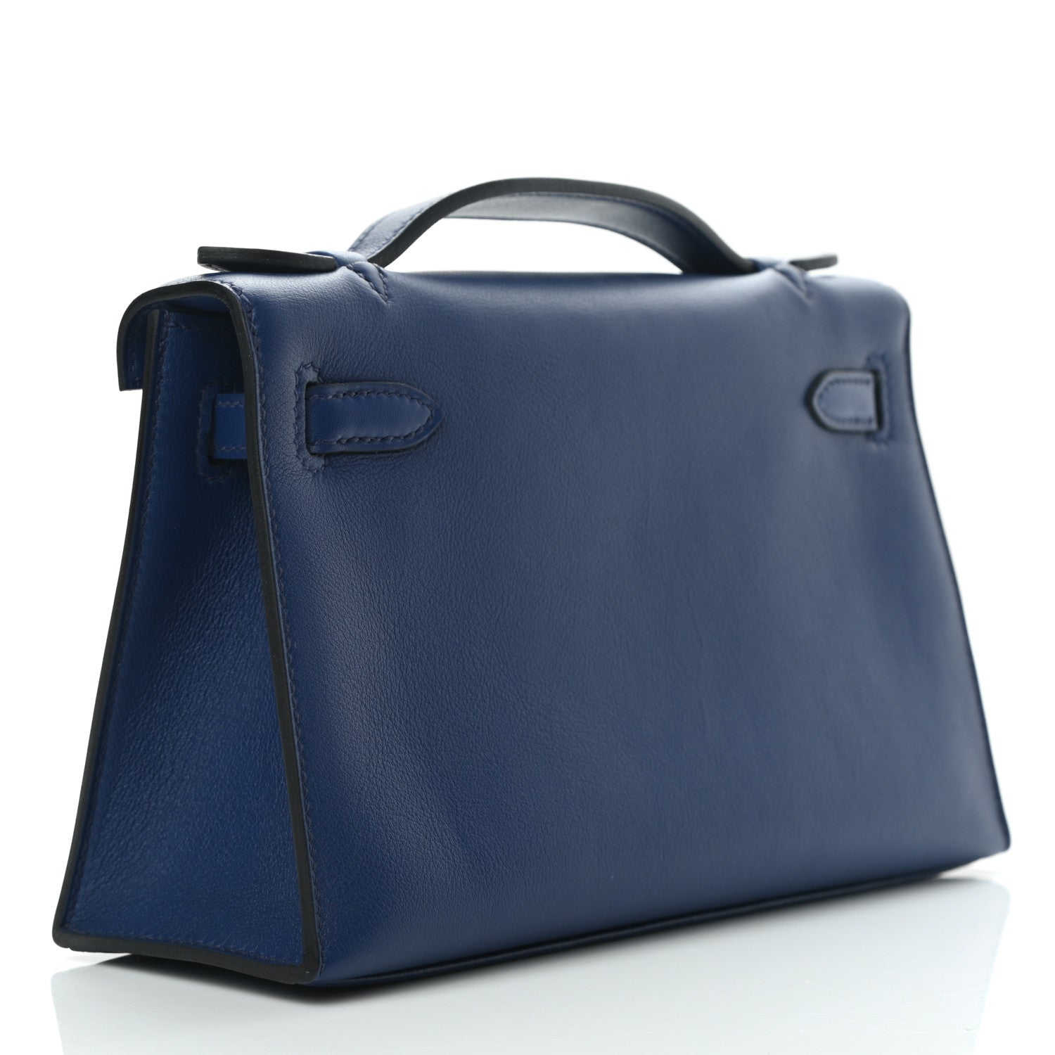 Hermes Swift Kelly Pochette Clutch Bleu Saphir 3 of 8