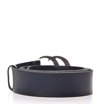 Gucci Cuoio Toscano Nickel Double Double G 40mm Belt 110 44 Blue 3 of 7