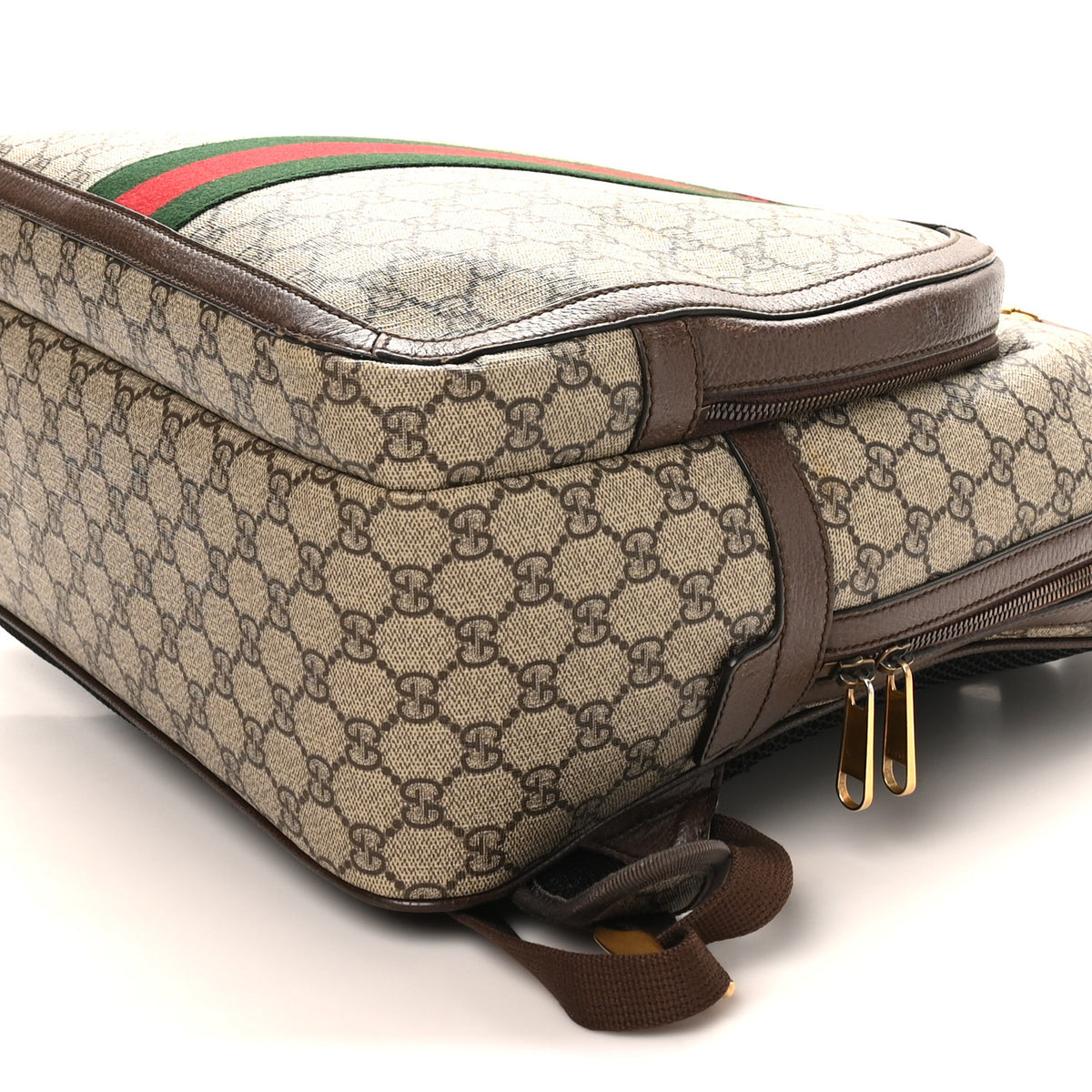 Gucci GG Supreme Monogram Medium Ophidia Day Backpack Brown  display picture 1