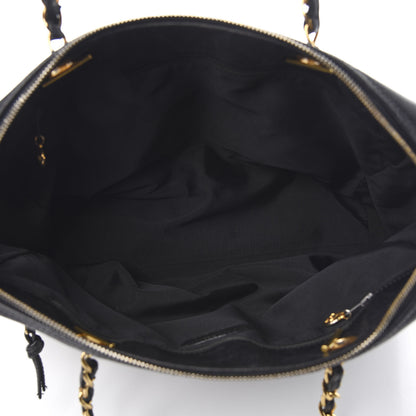 Chanel Caviar Large CC Shoulder Bag Black 5 of 10