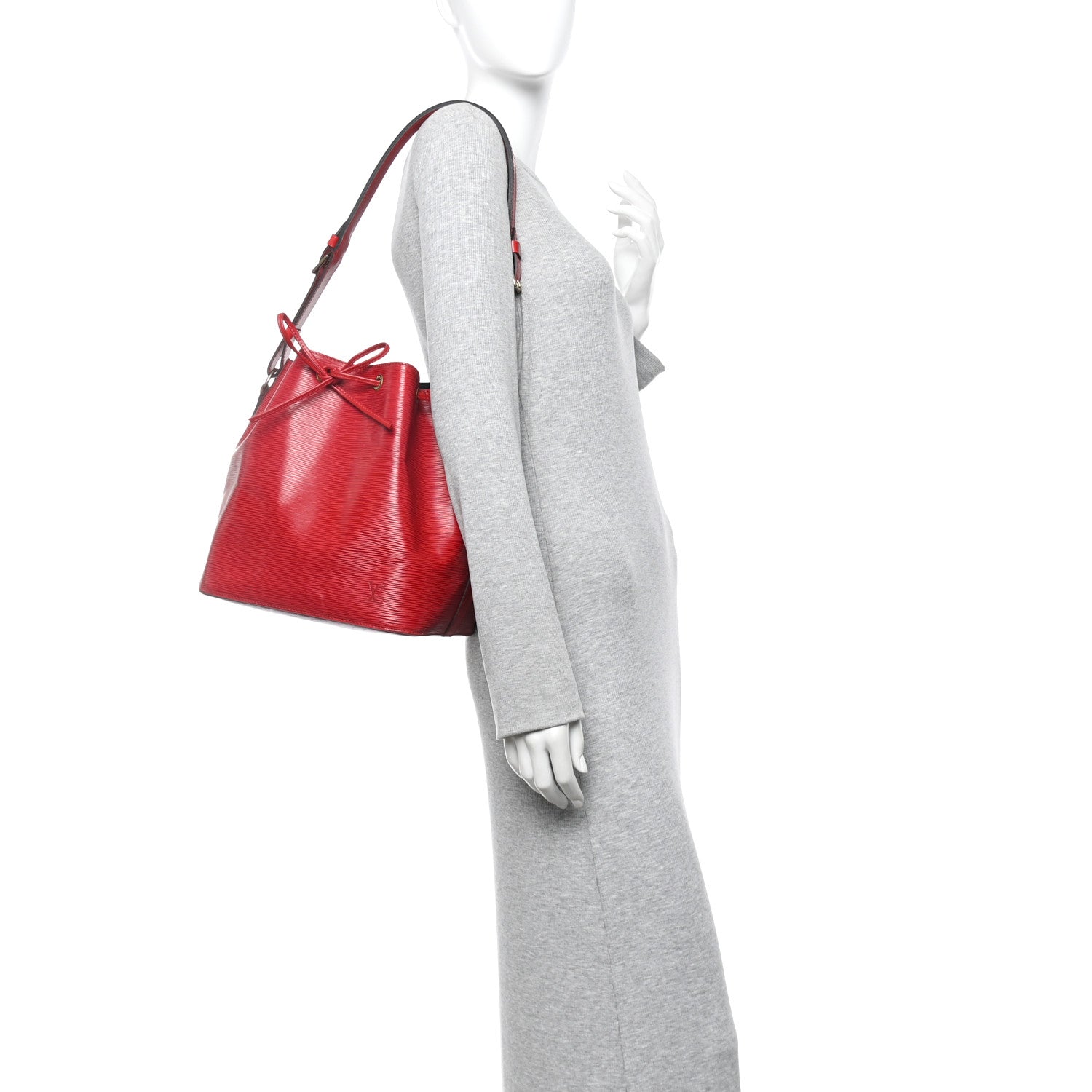 Louis Vuitton Epi Petit Noe Castillan Red 2 of 12