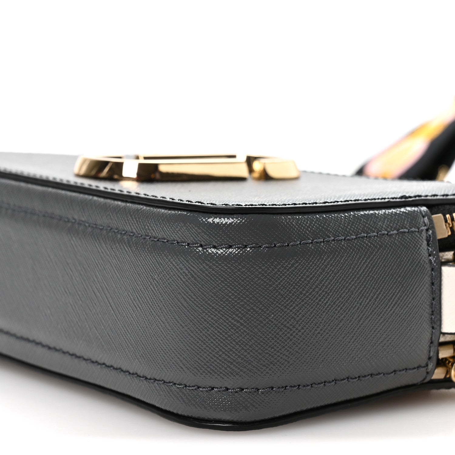 Marc Jacobs Saffiano Small Snapshot Camera Black Mulitcolor 10 of 10