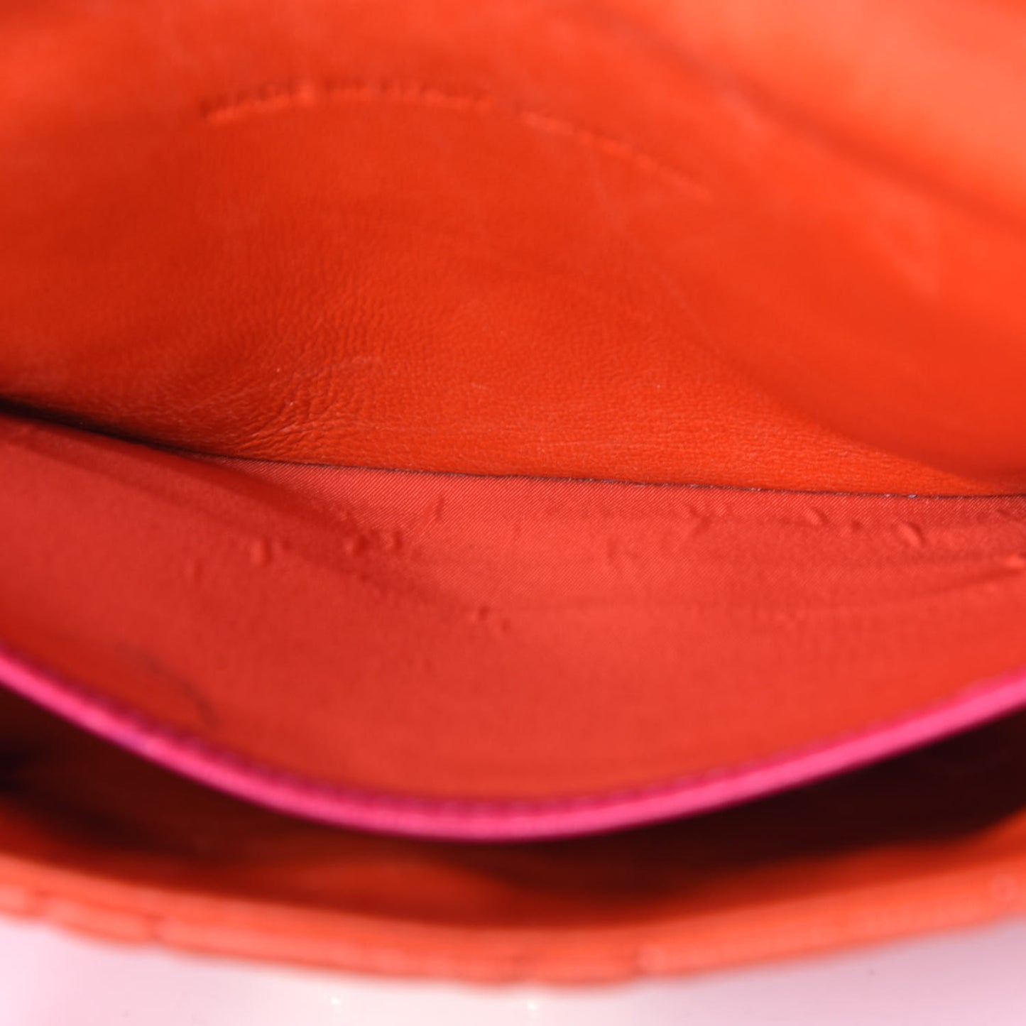 Lambskin Cannage Miss Dior Promenade Pouch Vermillion